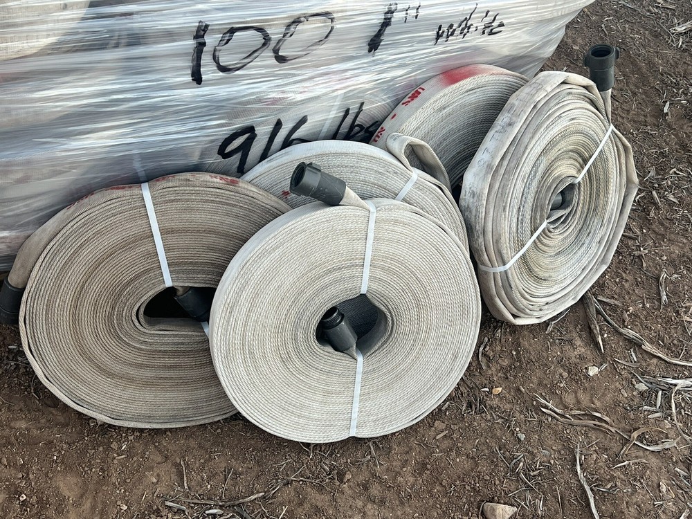 Retired Wildland Fire Hose ~100’ x 1.0” With NPSH Couplers