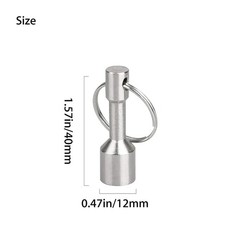 Powerful 2 Pack Neodymium Magnet Keychains for Jewelry & Precious Metals Testing
