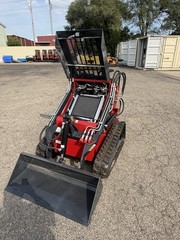 NEWEST 2026 RED ATS-T460 23hp 3 Pump Mini Skid Steer – Free Shipping – IN STOCK