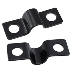 100 PCS U-Shaped Pipe Clamp, 0.24 Inch (6mm) U Bracket Clamps, Wire Shelf Loo…