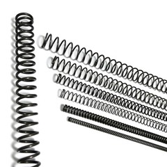 Compression Spring Black 0.3-6mm Wire Diameter Small Springs Steel 305mm Length
