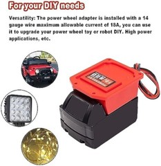 40A 480W Step Down DC 18V To 12V Voltage Regulator DIY Adapter For Milwaukee