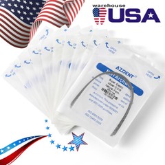 AZDENT Dental Orthodontic Super Elastic Niti Round Arch Wire Nature Form 012-020