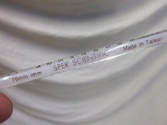 Lot of 9 SPER Scientific Laboratory Chemical Thermometer 76mm 1mm, -10C-100C