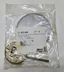 Sioux Chief 873-240 Cleanout Cover Kit 4″ dia. w/Bolt & 2″ Brass Plug (Lot of 3)