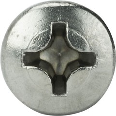#8 x 1″ Self Tapping Sheet Metal Screws Oval Head Stainless Steel Qty 50