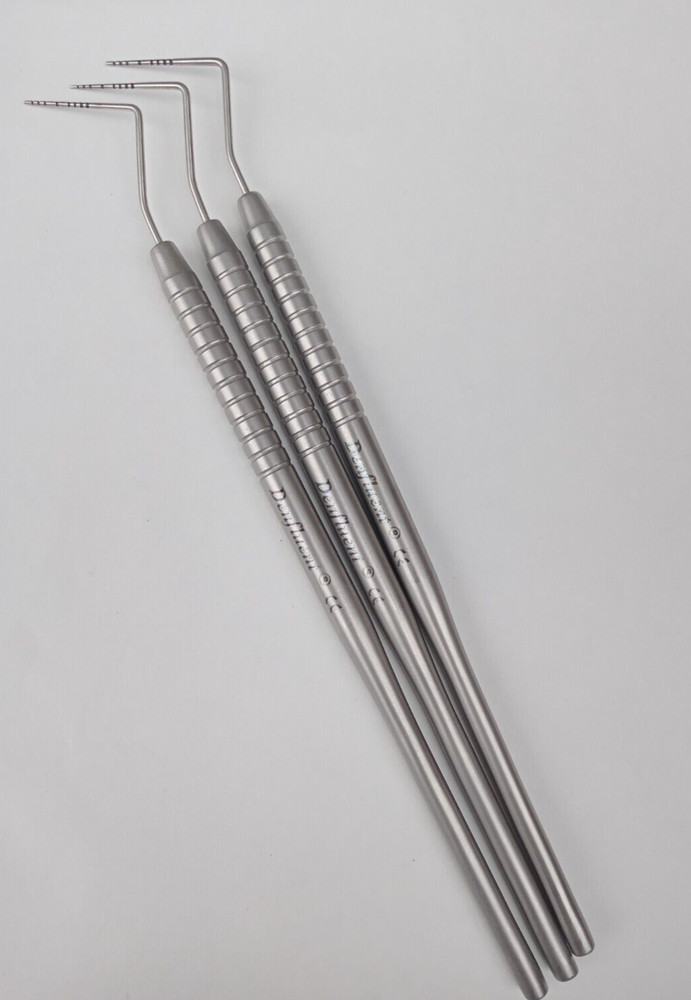 3 Pcs Dental William Probes Color Coated Dental Periodontal Perio Probes