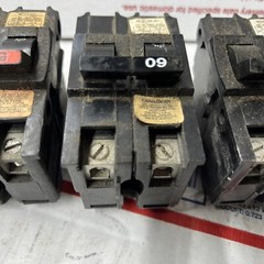 FPE Federal Pacific Challenger Stab-Lok Type NA Circuit Breaker 30A 40A 50A 60A