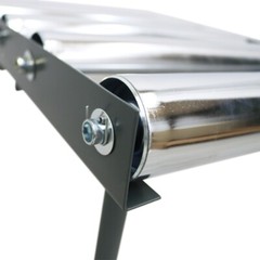 TECHTONGDA 5 Rolls 23.9″-41.6″ Adjustable Conveyor Roller Table 250Lbs Capacity