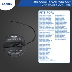 Premium Gas Cap, Fuel Cap Fits for 2000-2019 Dodge Ram 1500 2500 3500, Durang…