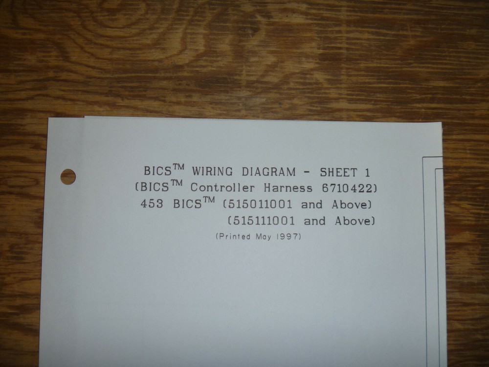Bobcat 453 BICS Skid Steer Electrical Wiring Diagram Schematic Manual