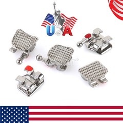 20pcs Dental Orthodontic Brackets Braces Mini Roth MBT Slot.022 3-4-5 Hooks