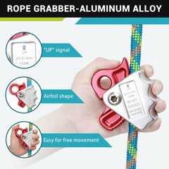 11FT Polyester Flip Line Kit – Triple Lock Carabiner, Adjustable Fall Protection