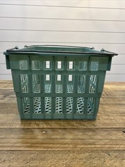 Joann Fabrics And Crafts Store Shopping Basket Mint Green Hand Carry 1990’s
