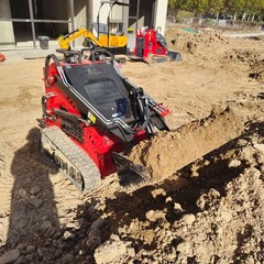 New 1830lbs Mini Skid Steer Loader Gas EPA B&S Engine 13.5HP Power with Track
