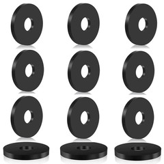 Heavy Duty Rubber Washers (25 Pcs) – Abrasion Resistant, 1 OD X 1/4 ID X 1/8 Inc