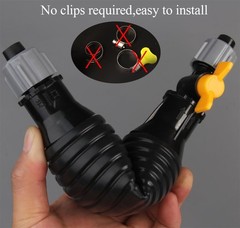 9.8Ft Siphon Hose Multifunction Pump Oil Water Fuel Gasoline Transfer Hand Pump