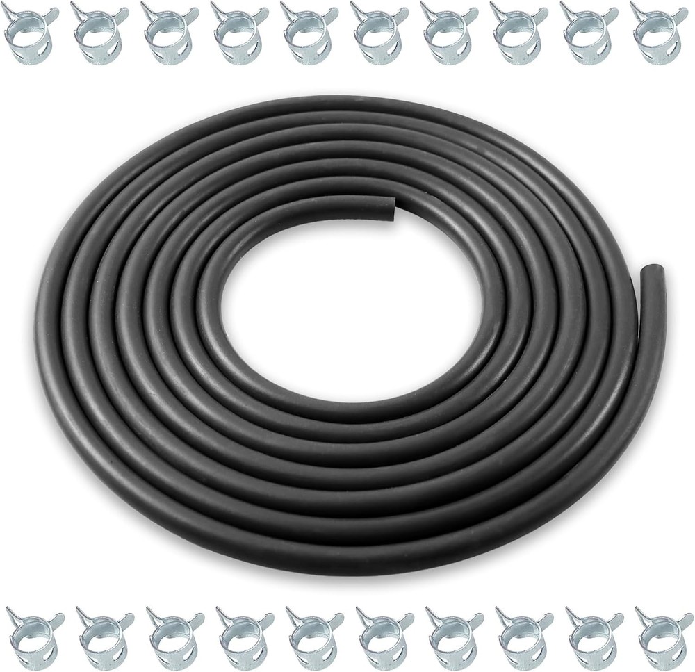 3/16 Inch ID Fuel Line Hose 10 Feet for Small Engine Genera Size: 3/16 ID-10ft