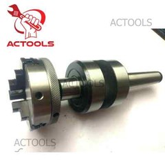 Revolving Centre MT3 shank with 50mm 3 Jaw Chuck mounting for Lathe’s Tailstock