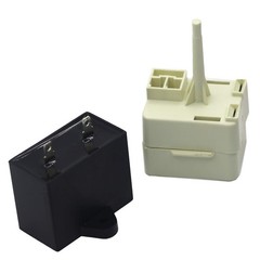 W10613606 Refrigerator Compressor Start Relay and Capacitor by As Picture