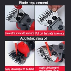 Cordless Sheep Shears Shearing Farm Goat Alpaca Livestock Wool 500W