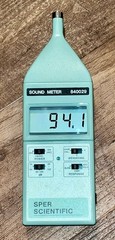 Sper Scientific #840029 Digital Sound Level Meter – Tested!!! NEW??? w/Case