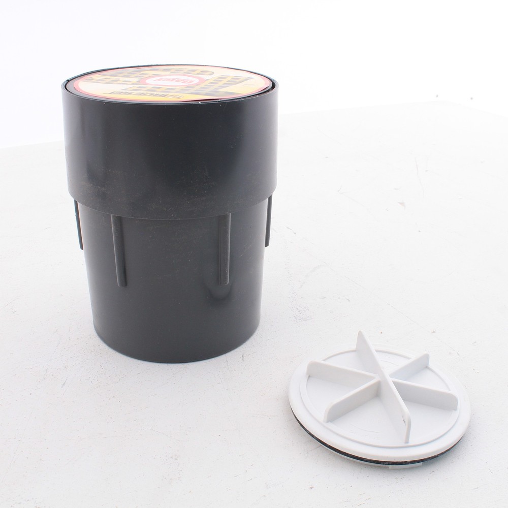 True Set Adjustable PVC In Floor Drain TP432N 4″ Round