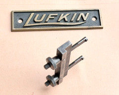 Vintage The Lufkin Rule Co. No. 8 Steel Rule Attachment Clamp. Made in the USA!