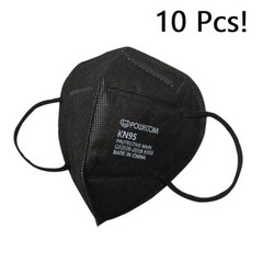 Black Powecom KN95 Protective Face Mask Respirator EUA Approved ✅10 PCS per bag