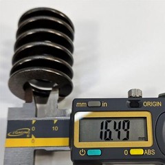 Heavy Duty Industrial Compression Spring 1.5″ Long 1.25″ OD 496 lb wire d 2.92mm