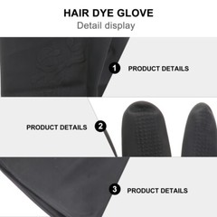 3 Pairs Barber Hair Dye Gloves Waterproof Hand Protectors Hairdressing Supplies