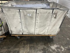 Canvas Basket Truck – 54″ x 34″ x 37″ Industrial Laundry Material Handling Cart