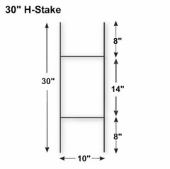 5 Pack – Custom Yard Signs-18×24-Full Color Design-Double Sided-Stakes Optional