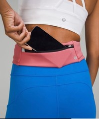 NWT SMALL Lululemon Fast and free Run Belt BRIAR ROSE