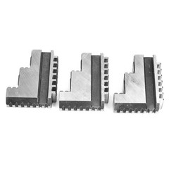 3Pcs K11-125 Internal Jaw 5in Chuck 20CrMnTi High Strength Long Service Life