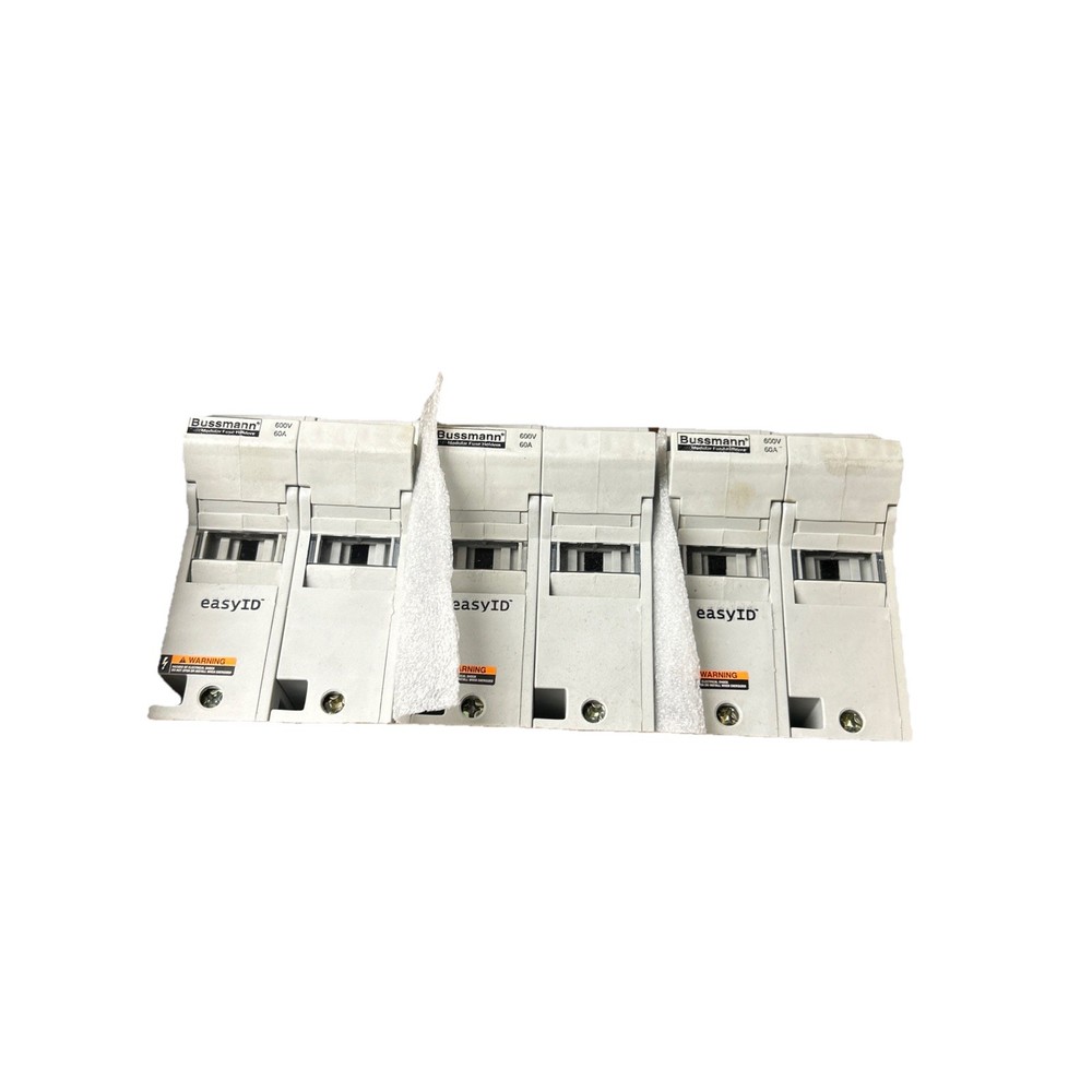 Box Of 3 Bussmann CH60J2I Fuse Holders NOS!