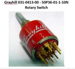 Grayhill 031-0413-00 – 50P36-01-1-10N Rotary Switch Single Pole 10-Position New