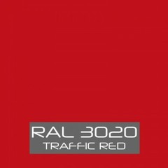 RAL 3020 Traffic Red Gloss Red Powder Coating Paint – New 1LB