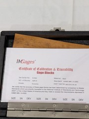 IMGAGES Gage Block Set: 0.05 to 4” Range, 36 Pc, Economy Grade, Steel 630-4105