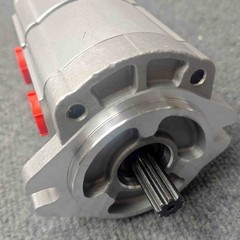 PGP51088G3LP Two-Section Hydraulic Pump for AGT Skid Steer Loader KTT23