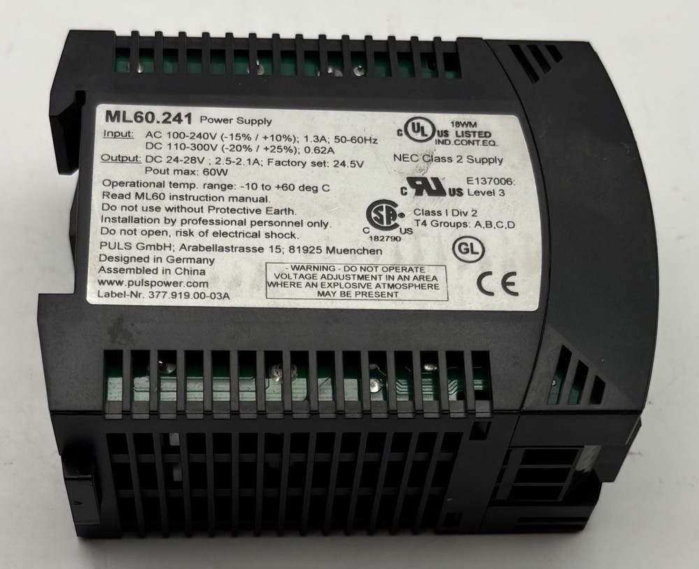 PULS ML60.241 POWER SUPPLY