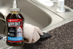 WipeOut! Silicone Caulk Dissolver, 16 oz, caulk remover, works in 15 min