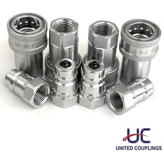 1/2 Inch Hydraulic Quick Coupler /Coupling | ISO A 7241 | NPT | 4 Sets