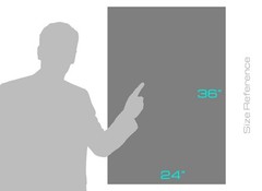 24″ X 36″ Large Vertical 12 Month Laminated Erasable Wall Calendar (Rolled)