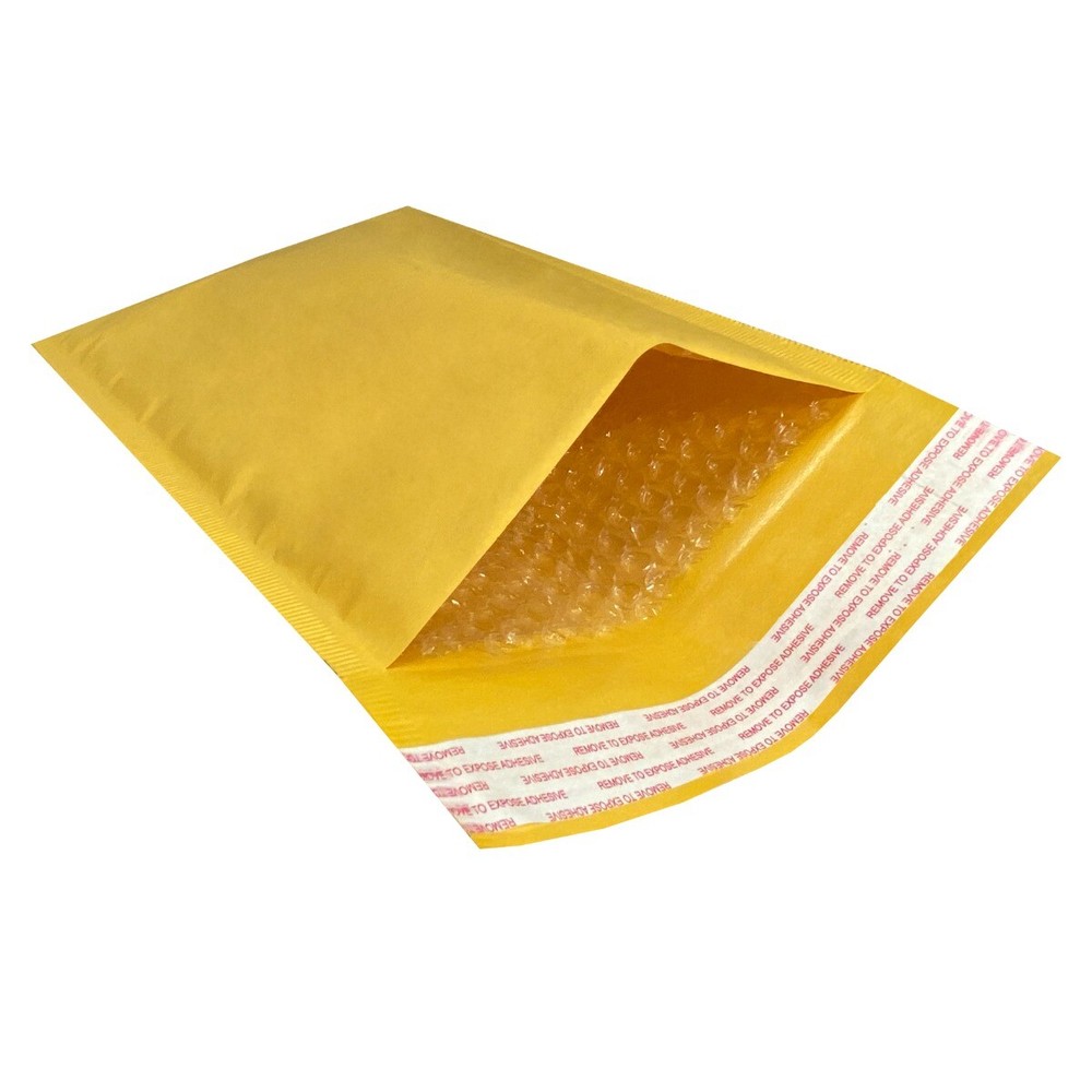 UOFFICE Kraft 200 Kraft Bubble Mailers 7.25×12″ – #1 Self-Seal Padded Envelopes