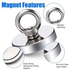 Super Strong Neodymium Fishing Magnets Heavy Duty imanes Magnet with Countersunk
