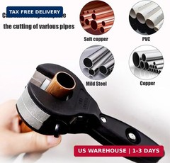 Ratcheting Tubing Cutter, Tubing Cutter 1/4″ To 7/8″, 2 in 1 Close Quarters Tube