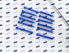 5.0mm Locking Screws LCP Hex Head Assorted Lengths Self Tapping Titanium 100 Pcs