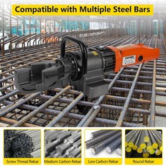 900W Electric Hydraulic Rebar Bender, 5/8 in #5 16 mm Rebar Bender Tool Hand