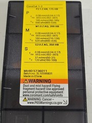 Sandvik Coromant CoroCut 1-2 Reversible Cutting Plates QTY 10
